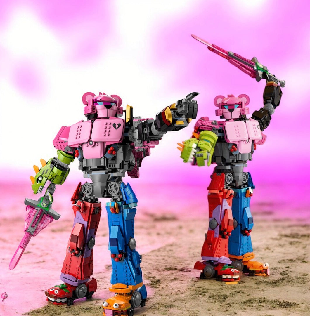 🤖 GIGANTYCZNY NEO-TITAN VANGUARD – KOLEKCJONERSKI MODEL 2w1. Ponad 2450 pcs