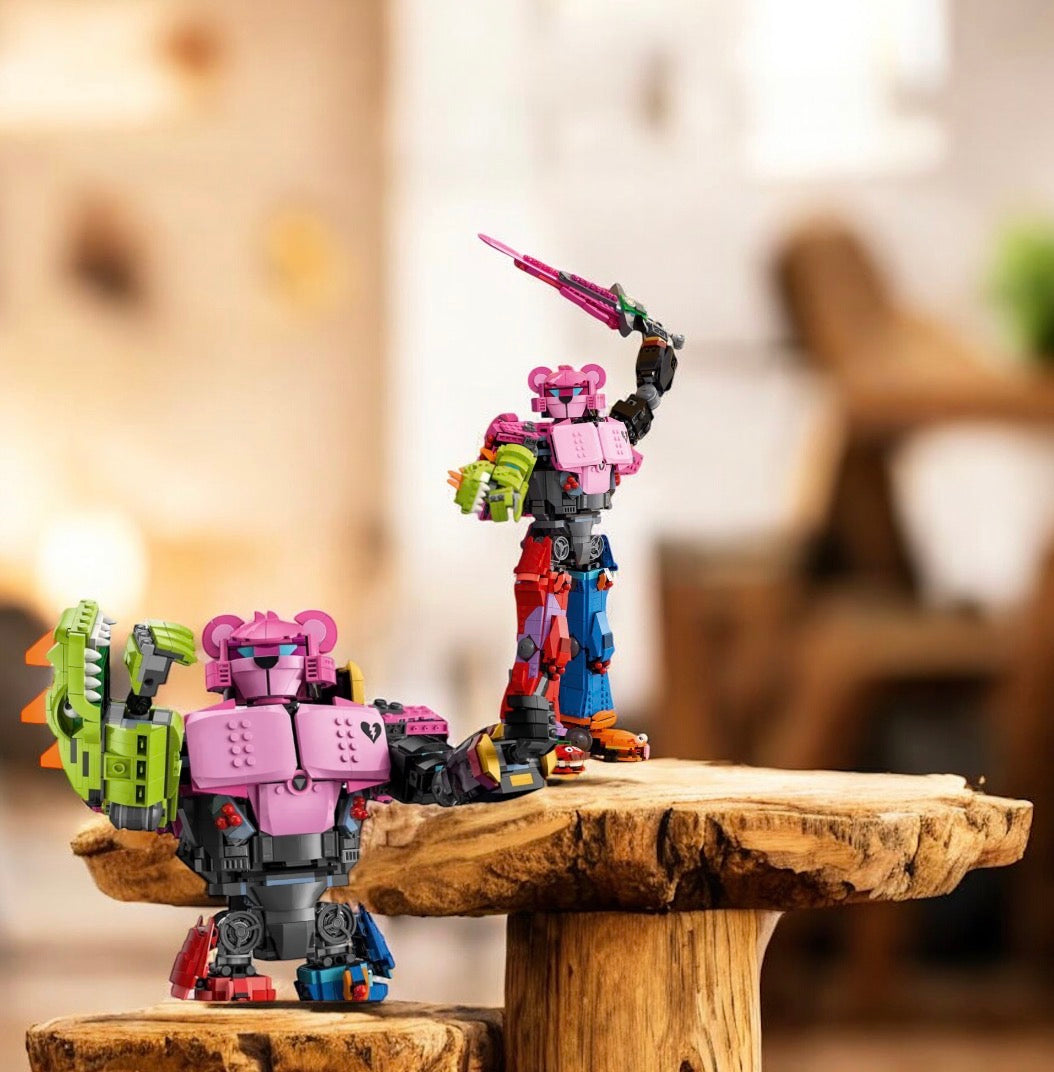 🤖 GIGANTYCZNY NEO-TITAN VANGUARD – KOLEKCJONERSKI MODEL 2w1. Ponad 2450 pcs