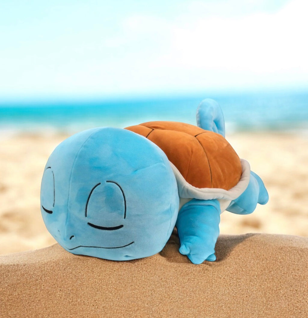 POKEMON: Śpiacy Squirtle (45cm) – Przytulasek Gigant!