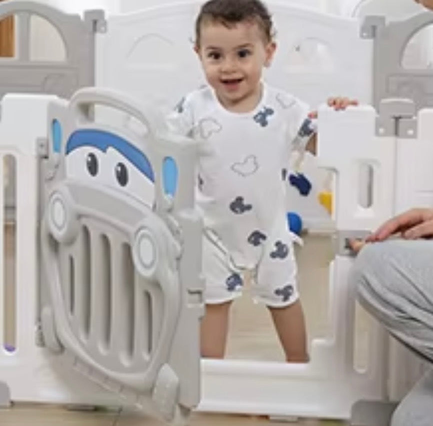 🏰 KRÓLESTWO BEZPIECZNEJ ZABAWY – SKŁADANY KOJEC MODUŁOWY PREMIUM