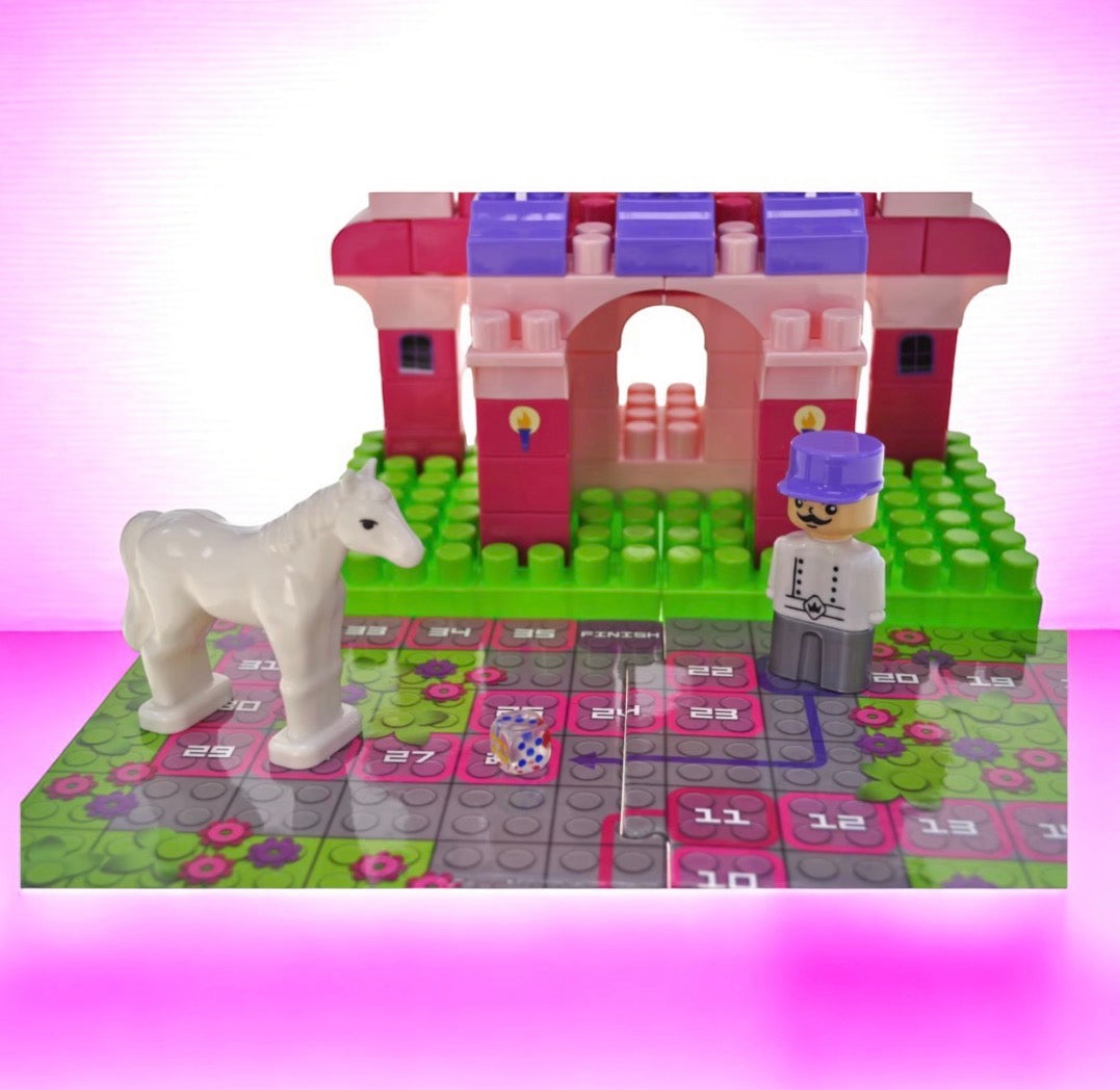 🏰 GRA PLANSZOWA 3w1 CASTLE PRINCESS – STWÓRZ WŁASNE KRÓLESTWO! 👑