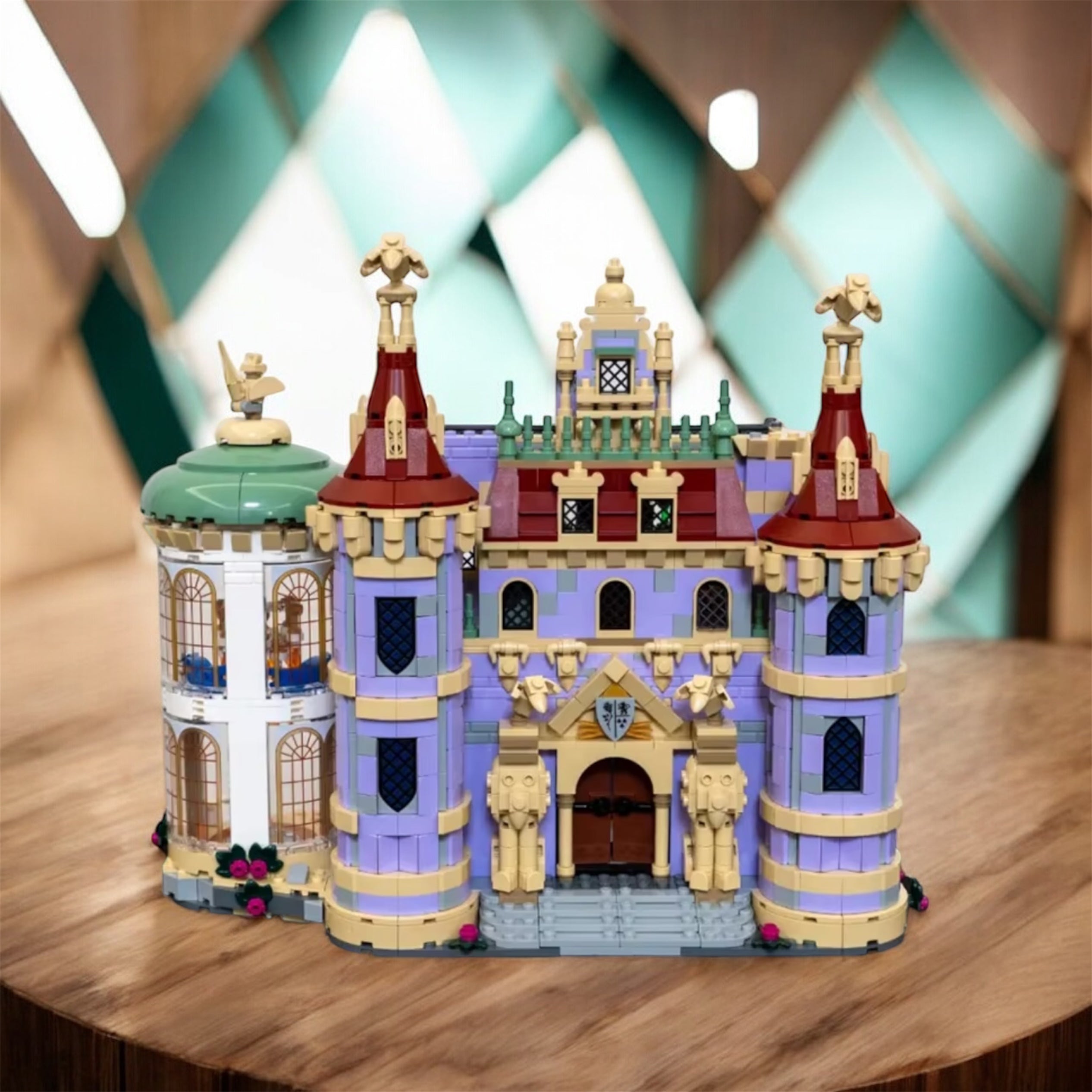 Królewski zamek księzniczki z klocków - Twoja własna baśniowa kraina. Ponad 0,5m wysokości
