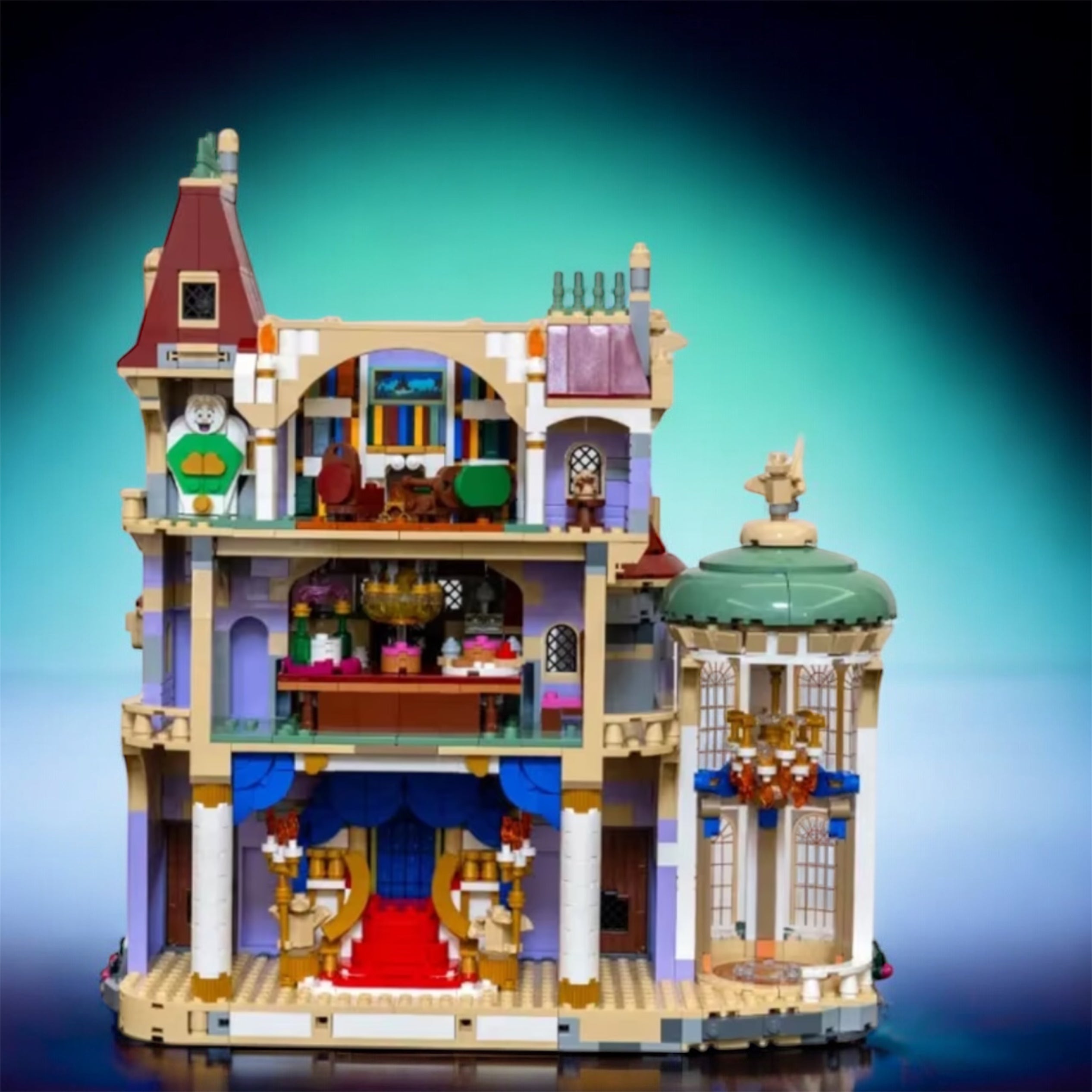 Królewski zamek księzniczki z klocków - Twoja własna baśniowa kraina. Ponad 0,5m wysokości