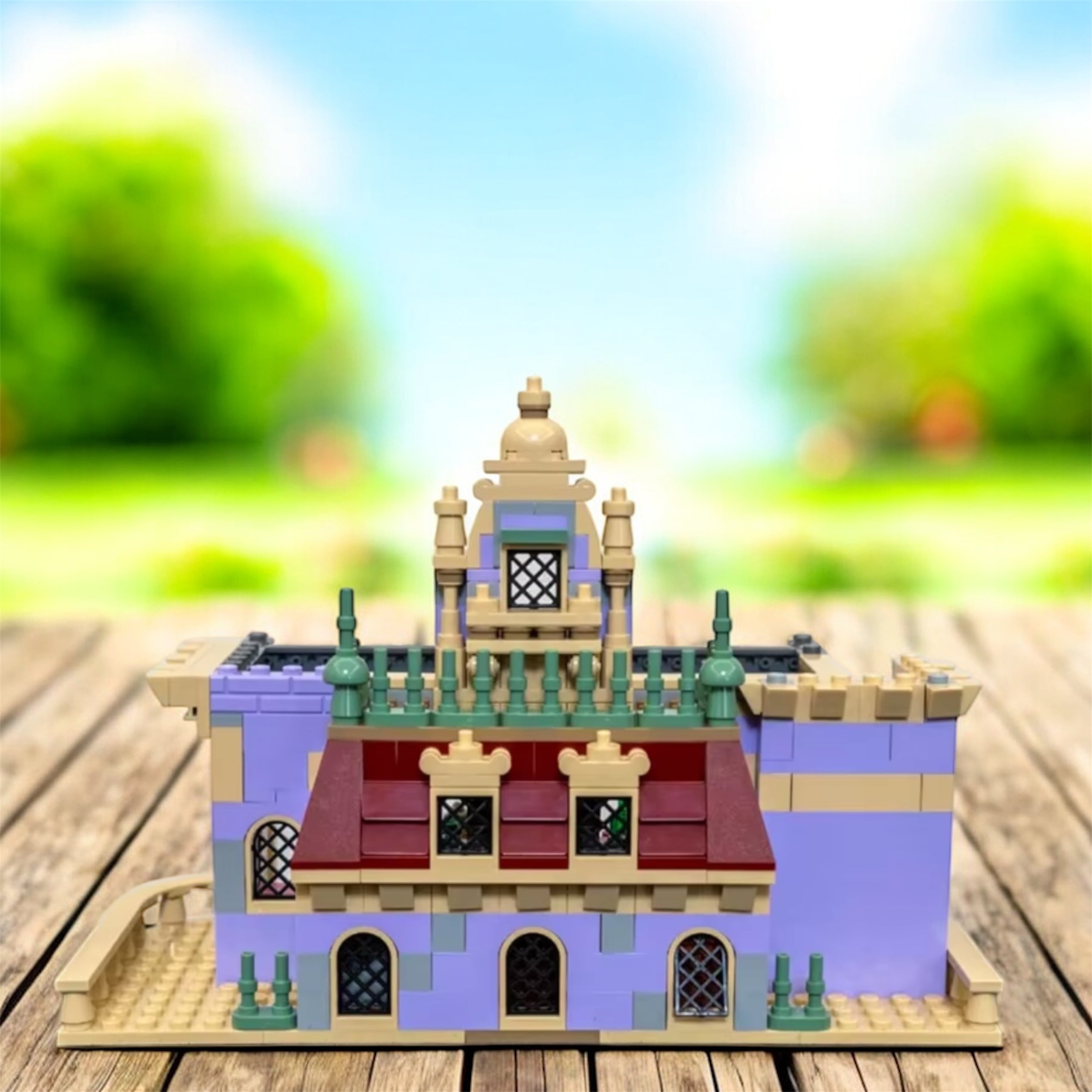 Królewski zamek księzniczki z klocków - Twoja własna baśniowa kraina. Ponad 0,5m wysokości