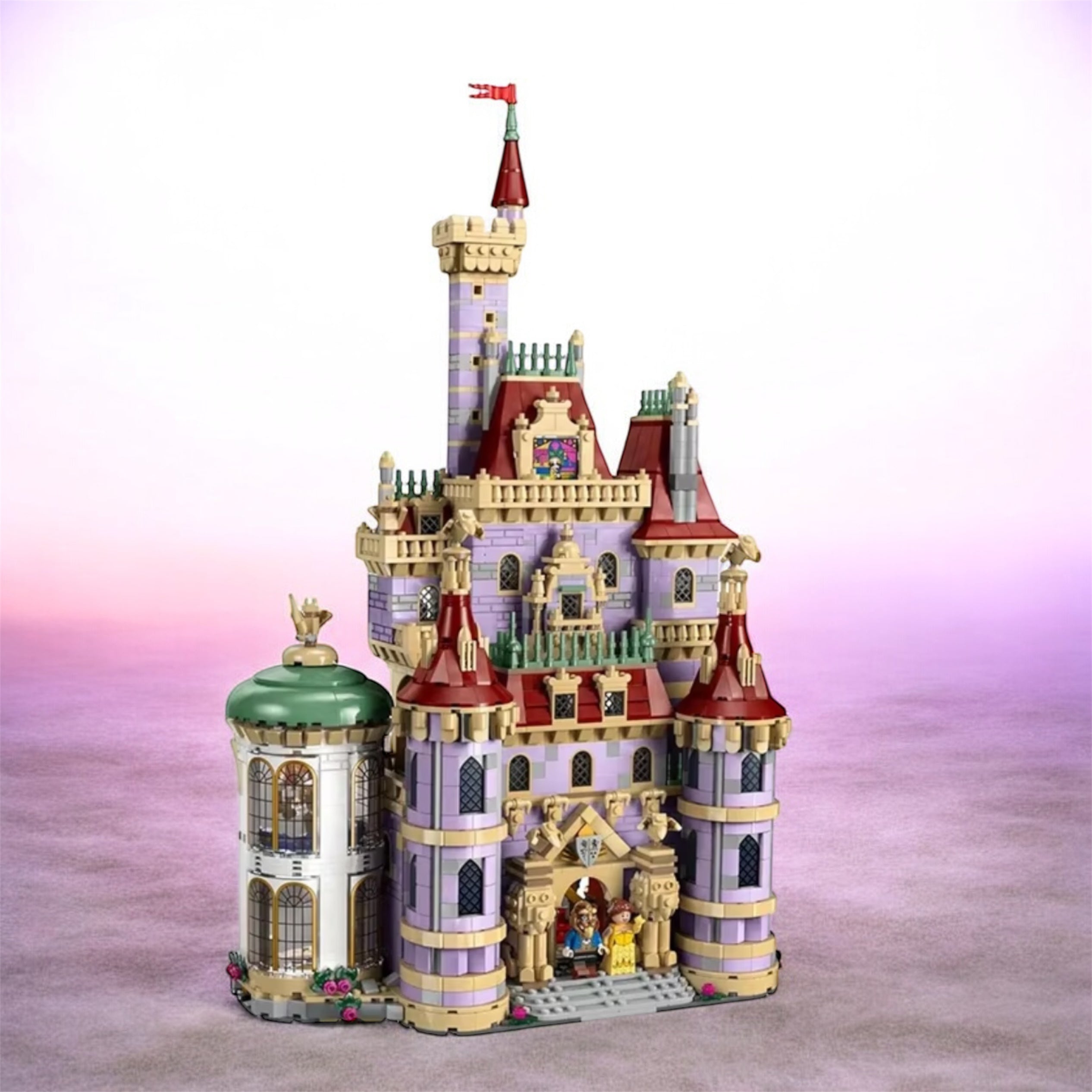 Królewski zamek księzniczki z klocków - Twoja własna baśniowa kraina. Ponad 0,5m wysokości