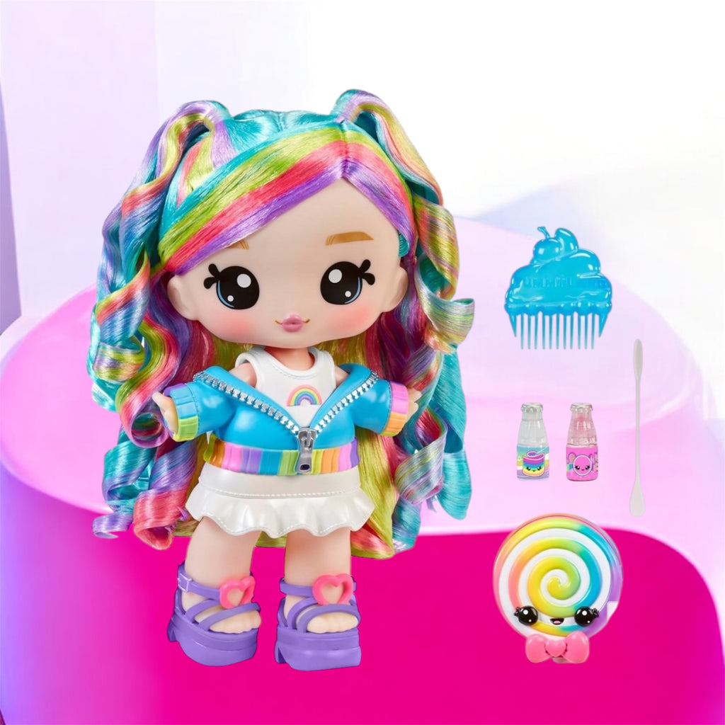 Yummiland Large Doll – Skyler Rainbow Belt i jej błyszczący sekret!