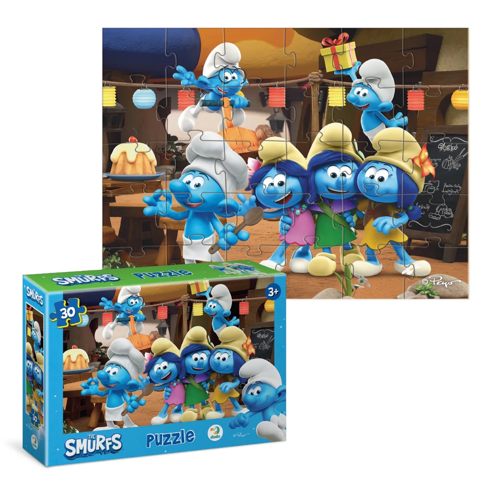 Puzzle Dodo Smerfy 30 elementów . Kreatywna zabawa