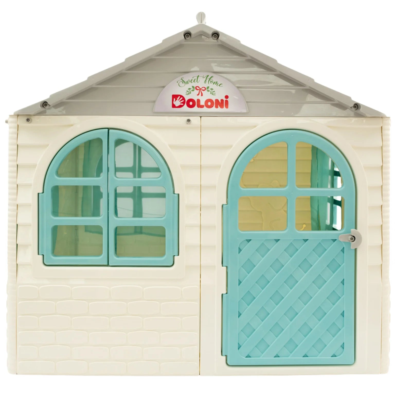 DUZY DOMEK DLA DZIECI DOLONI – REZYDENCJA Z ZASŁONKAMI XXL&nbsp;✨🏠 (120x129x129 cm)