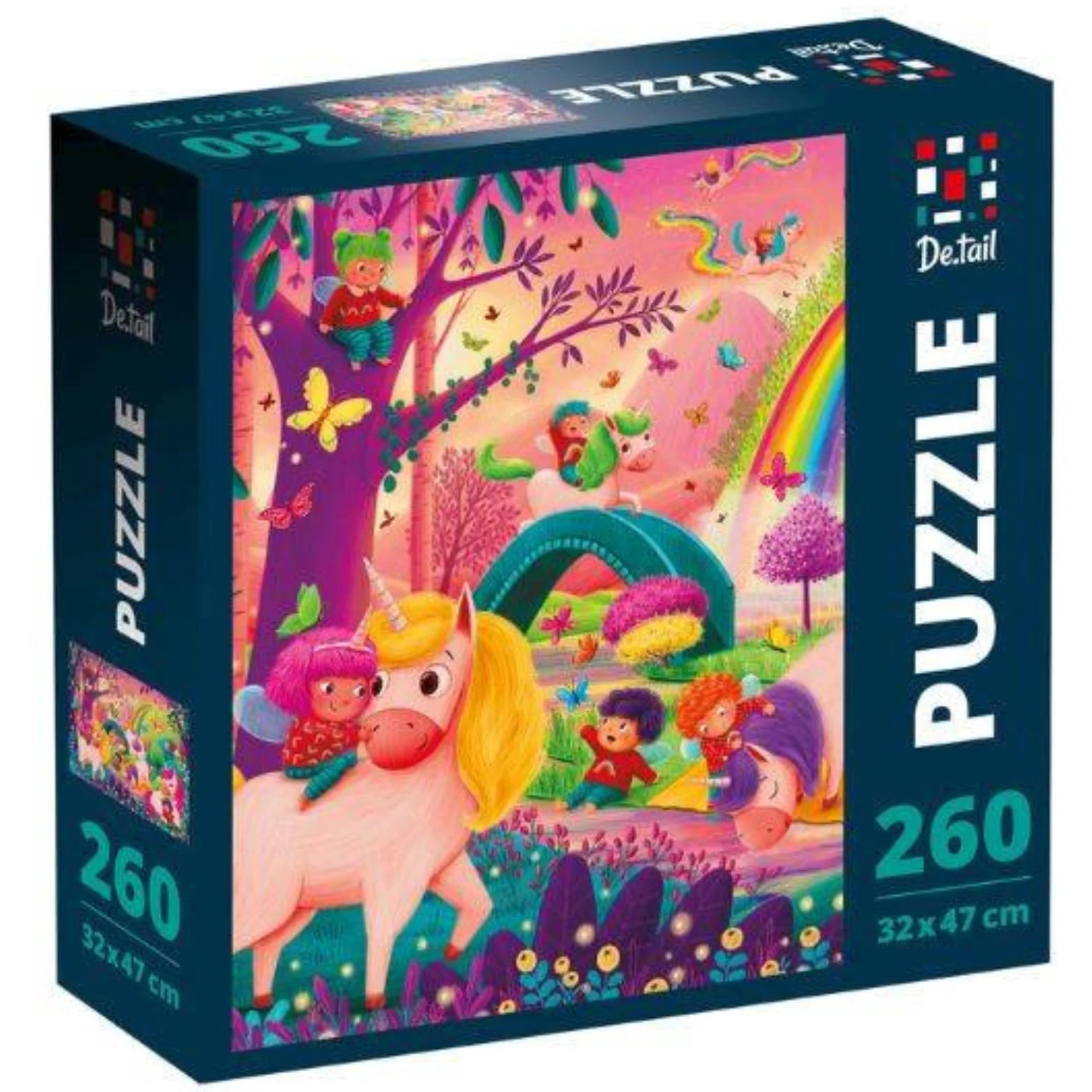 Świat Jednorożców – Puzzle Castorland 260 Elementów ✨🦄