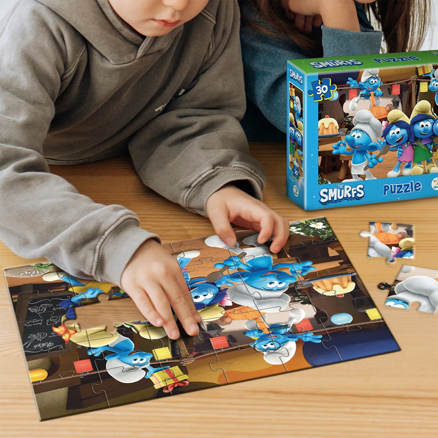 Puzzle Dodo Smerfy 30 elementów . Kreatywna zabawa