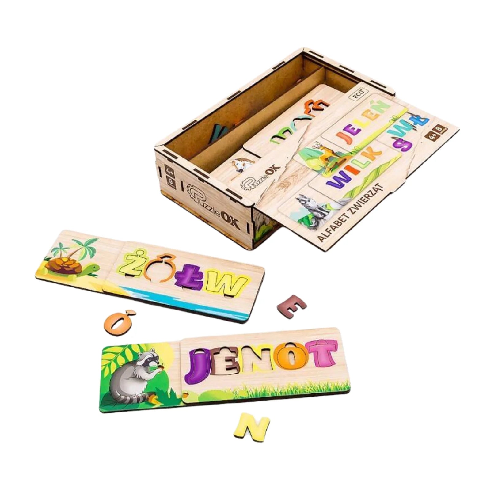 🐾 EDUKACYJNE PUZZLE: ZWIERZĘCY ALFABET – NAUKA PISANIA I CZYTANIA 🐾 Połacz zabawę z nauka i otwórz przed swoim dzieckiem świat liter!&nbsp;