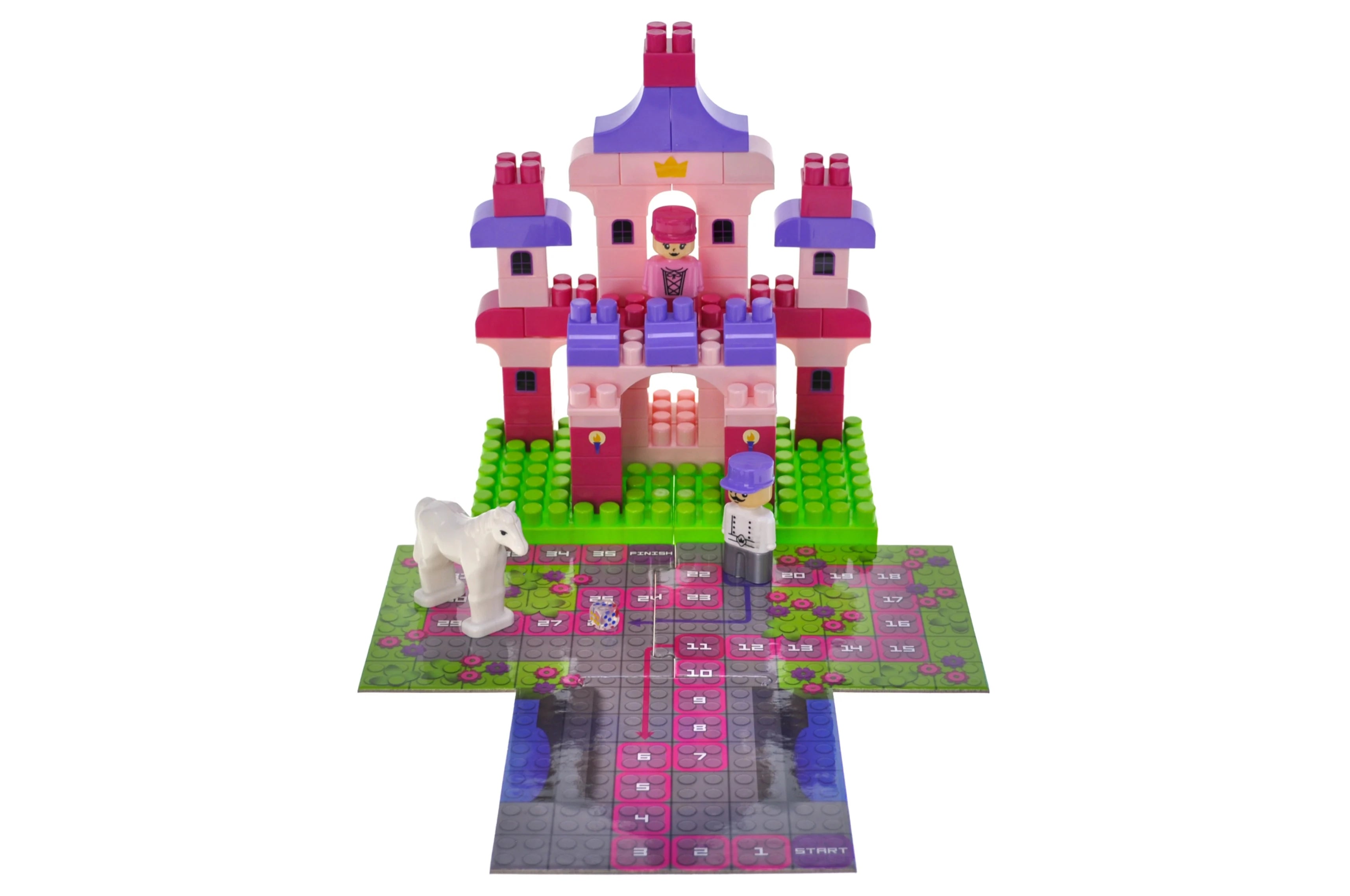 🏰 GRA PLANSZOWA 3w1 CASTLE PRINCESS – STWÓRZ WŁASNE KRÓLESTWO! 👑