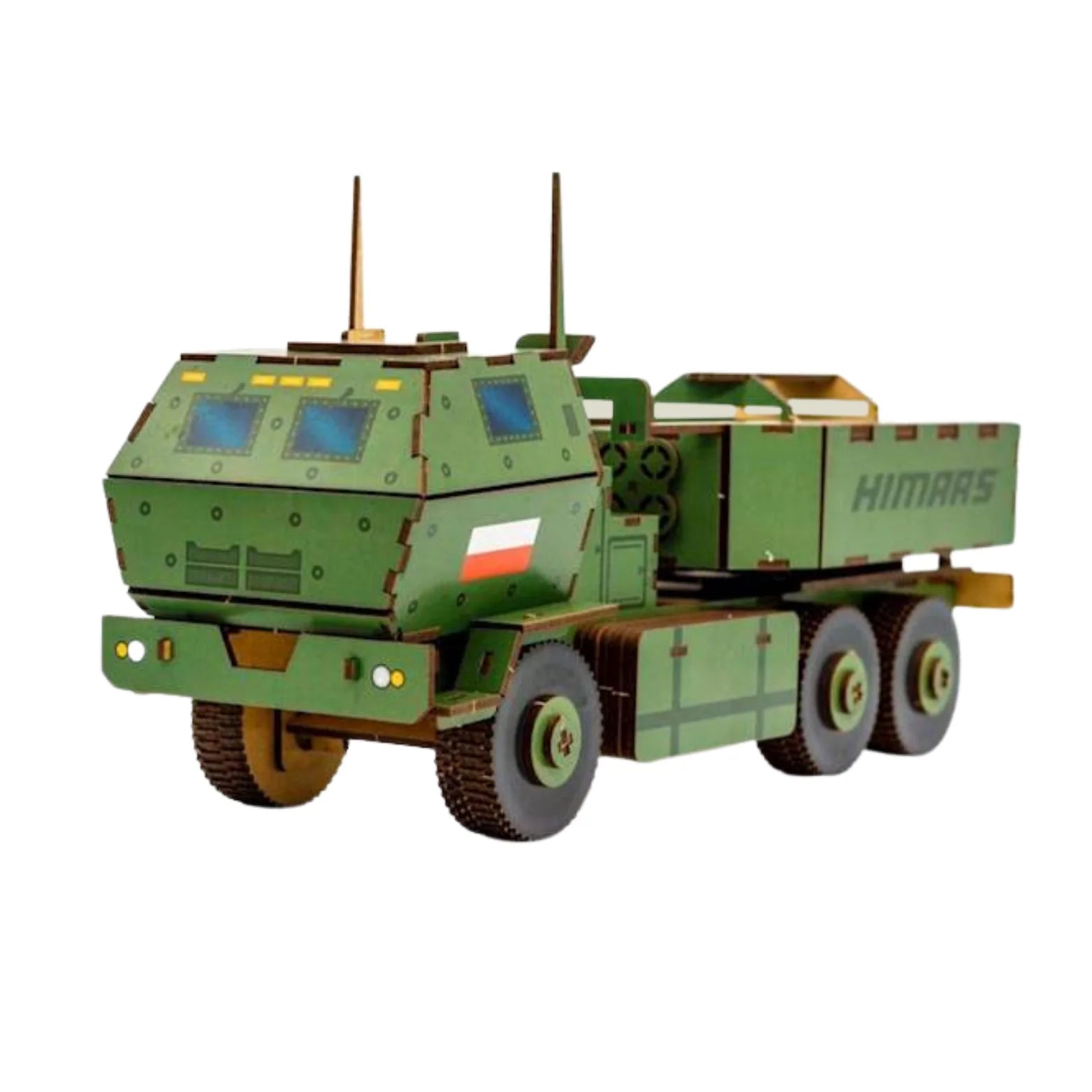 POJAZD WOJSKOWY PUZZLE DREWNIANE UKŁADANKA MODEL 3D WOJSKO. Zbuduj własna legendę militarna!