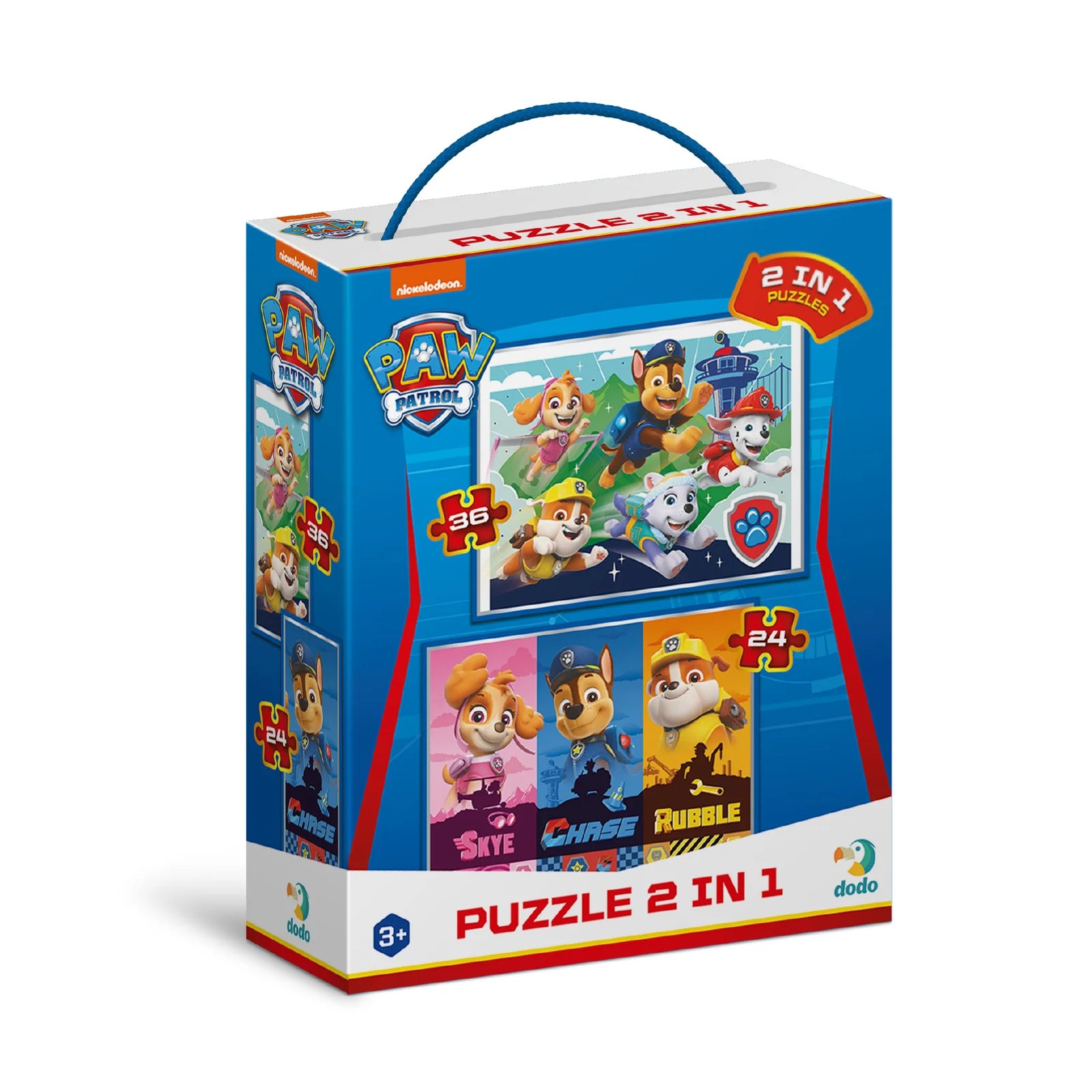 Puzzle 2W1 Paw Patrol Dobre Szczenięta