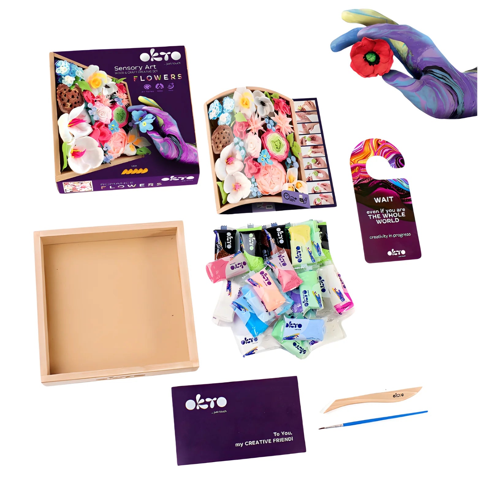 OKTO DIY „Romans” – Stwórz Uroczy Kwietnik z Kwiatów 3D