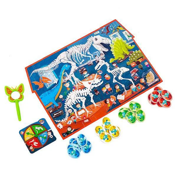 🔥 HIT! Puzzle DETEKTYW 54 el. z Magiczną Lupą – Leśna Opowieść i Dinozaury! 🌲