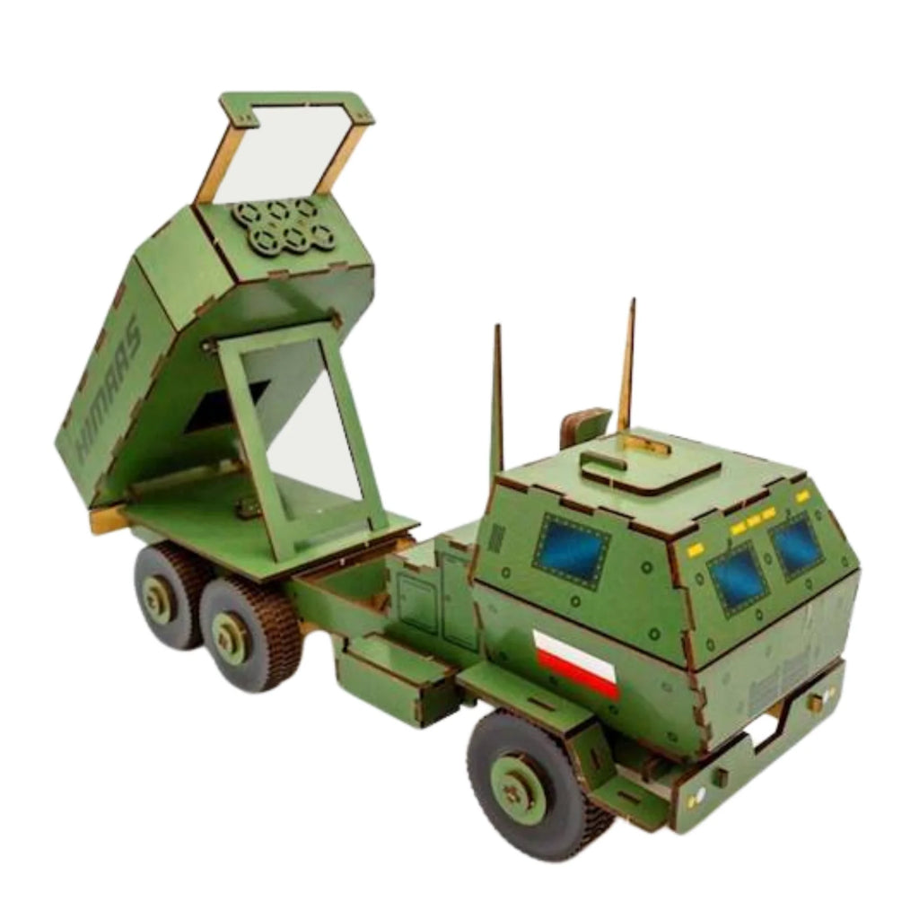 POJAZD WOJSKOWY PUZZLE DREWNIANE UKŁADANKA MODEL 3D WOJSKO. Zbuduj własna legendę militarna!