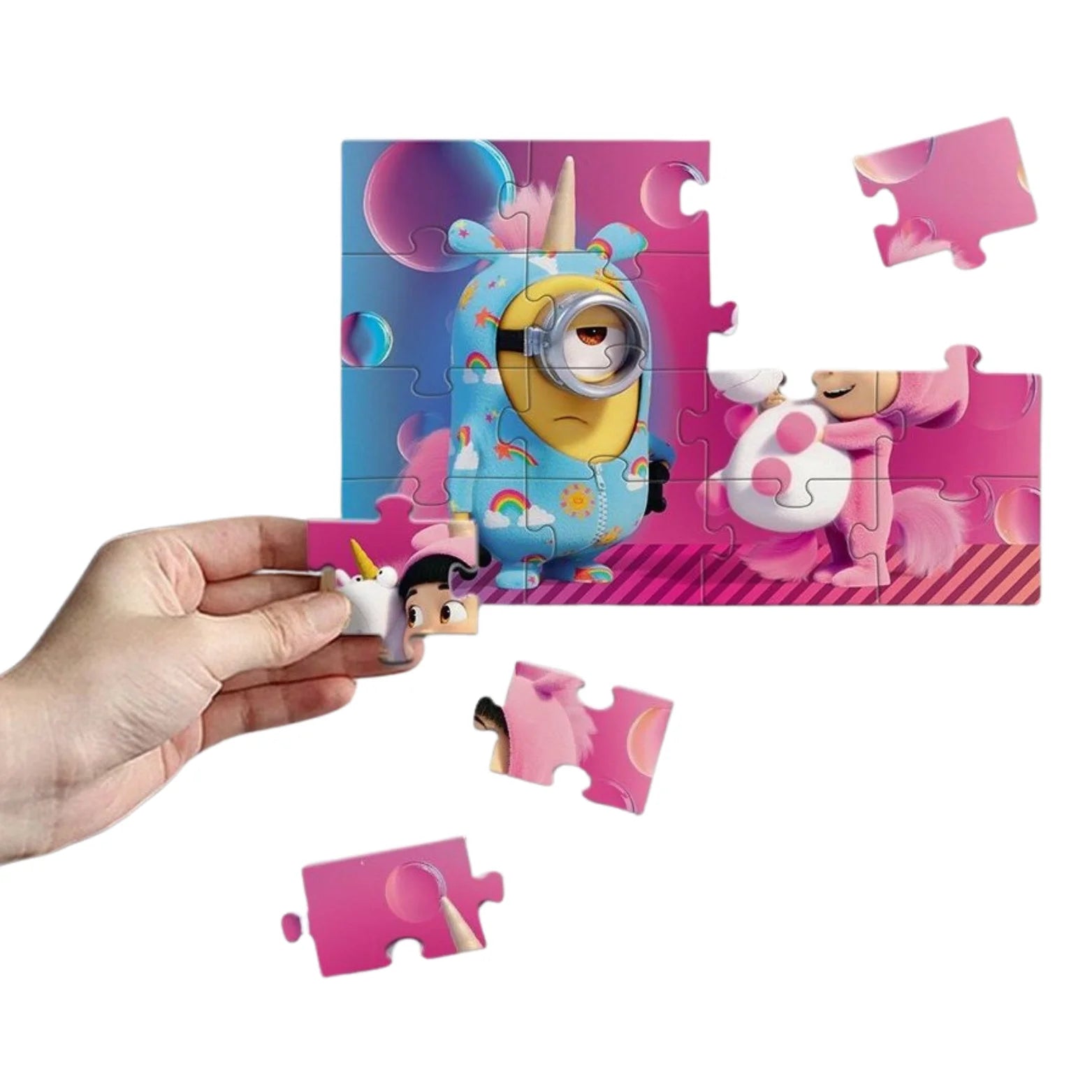Puzzle Magnetyczne MINIONKI (16 el.) – Hit dla Najmłodszych!
