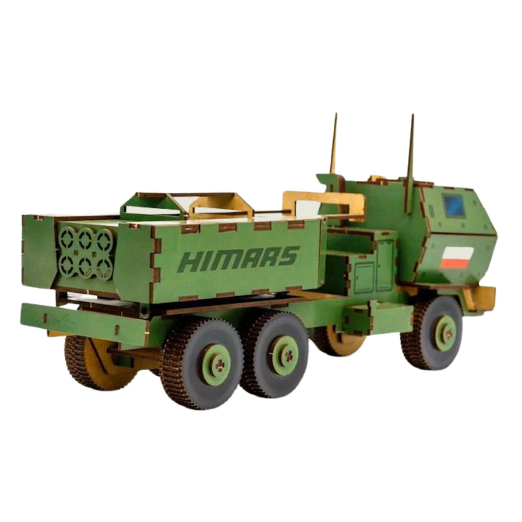 POJAZD WOJSKOWY PUZZLE DREWNIANE UKŁADANKA MODEL 3D WOJSKO. Zbuduj własna legendę militarna!