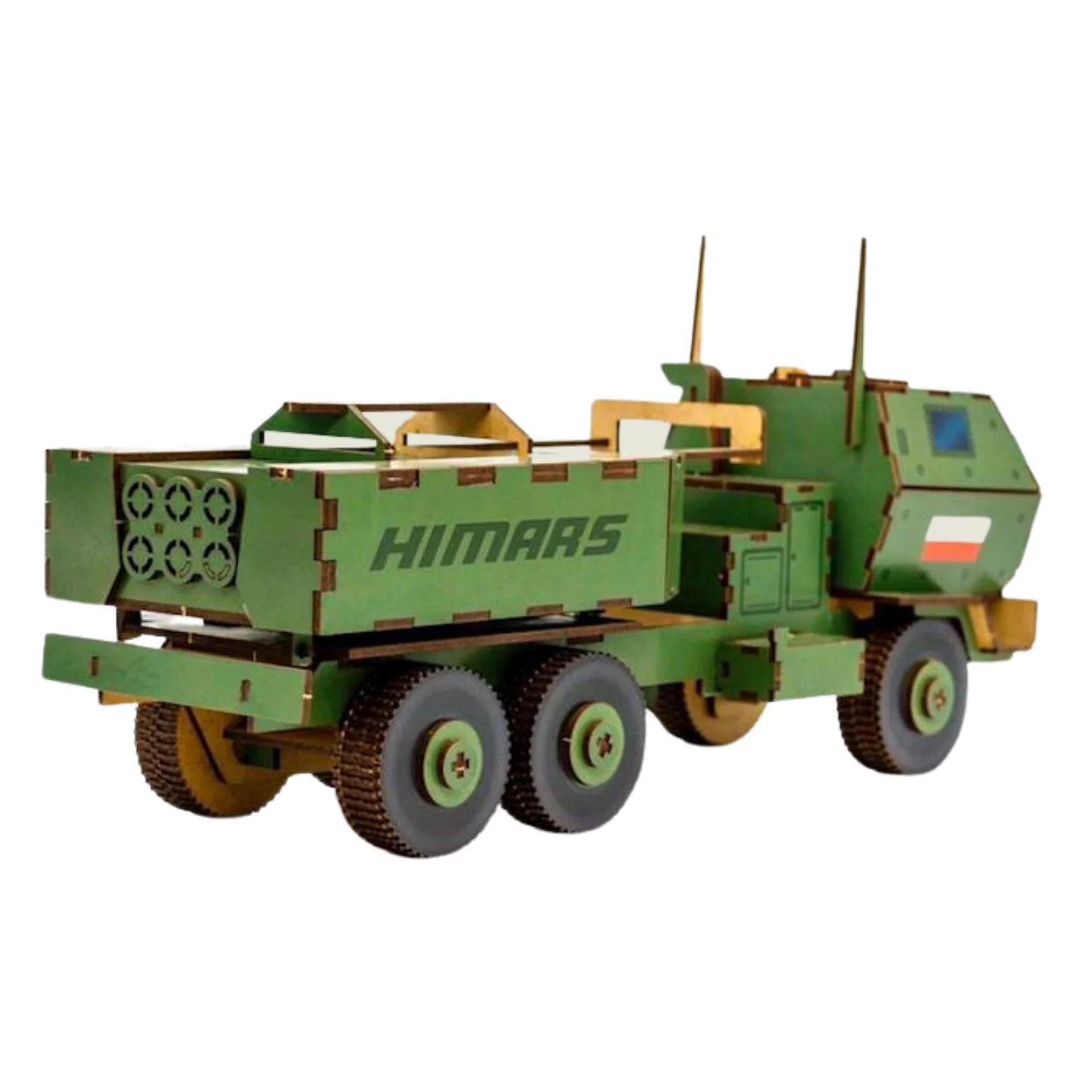 POJAZD WOJSKOWY PUZZLE DREWNIANE UKŁADANKA MODEL 3D WOJSKO. Zbuduj własna legendę militarna!