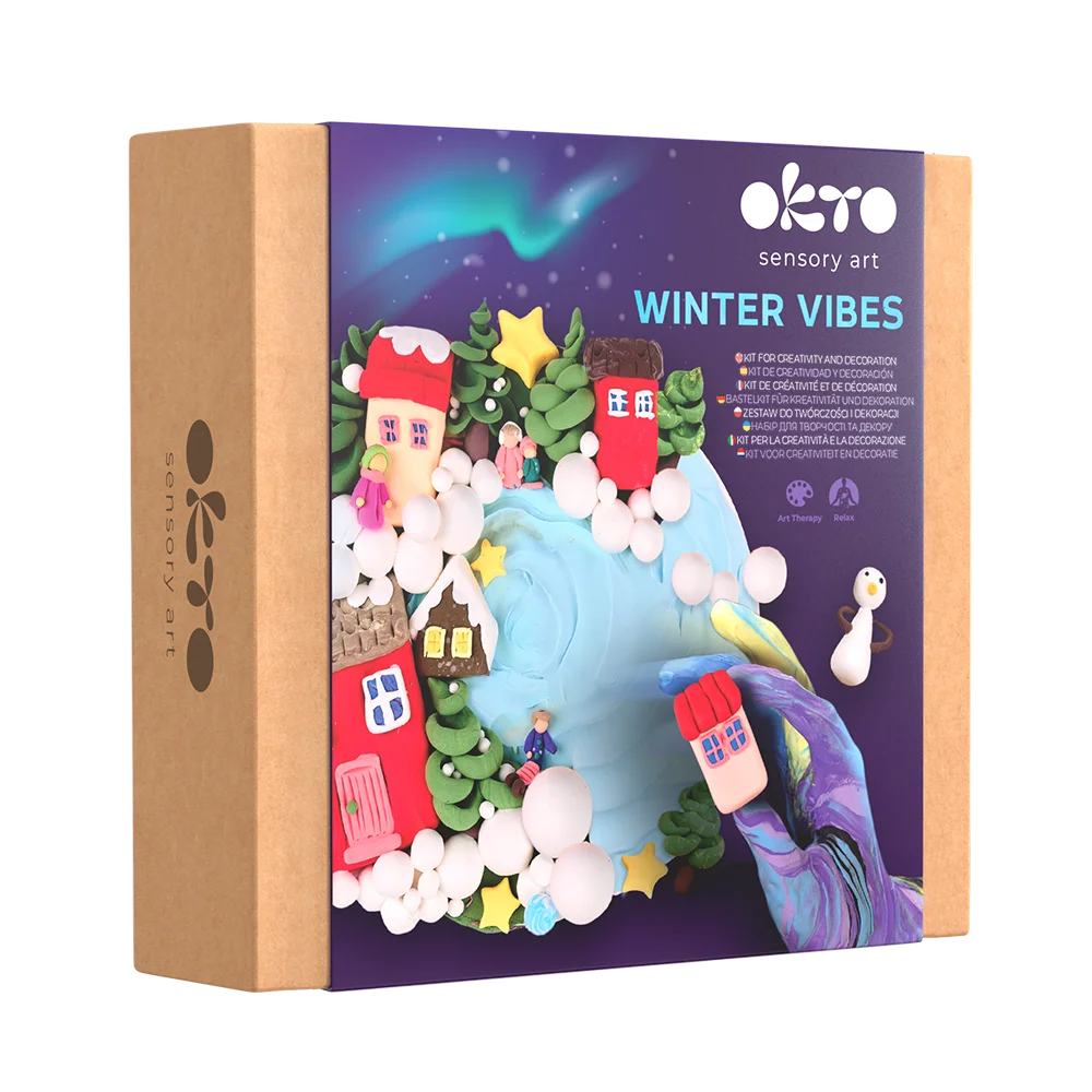 Magia Zimy w 3D! Zestaw Kreatywny OKTO Clay – Zimowy Nastrój