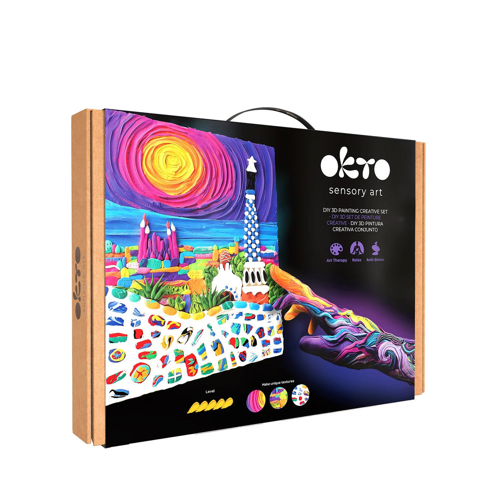 OKTO Sensory Art – Stwórz Kultowy Obraz 3D „Park Güell, Barcelona”