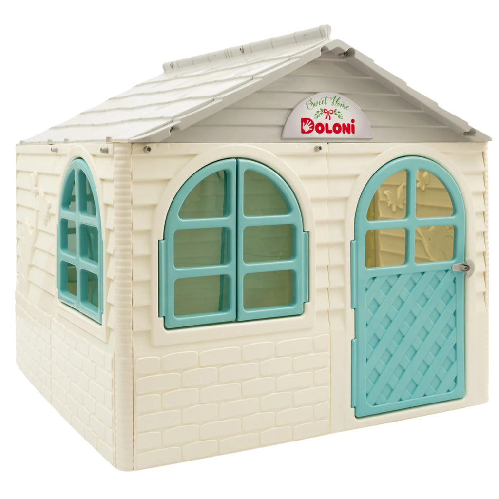 DUZY DOMEK DLA DZIECI DOLONI – REZYDENCJA Z ZASŁONKAMI XXL&nbsp;✨🏠 (120x129x129 cm)