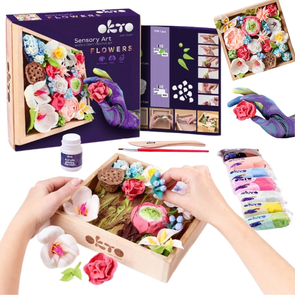 OKTO DIY „Romans” – Stwórz Uroczy Kwietnik z Kwiatów 3D