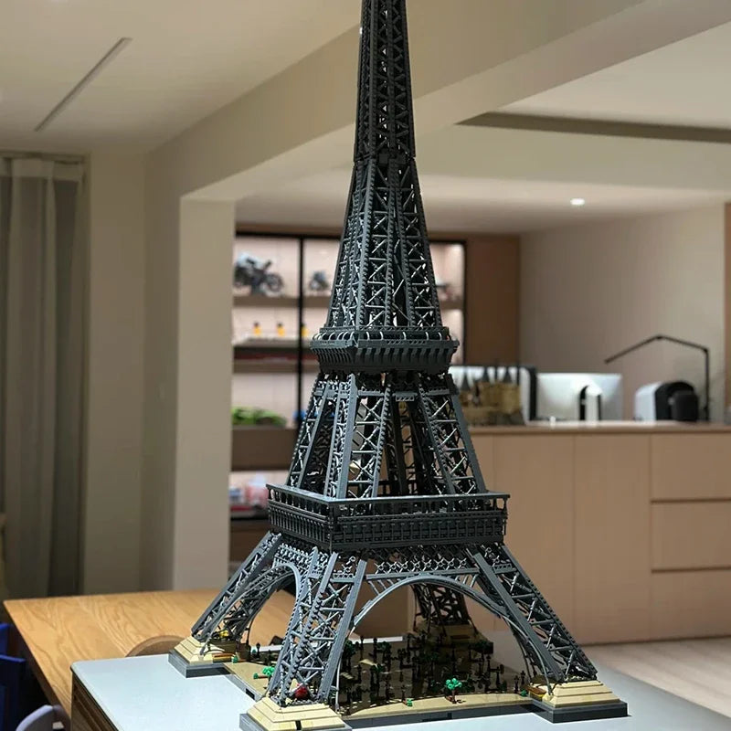 Klocki konstrukcyjne.Majestatyczna  Duza Wieza  w miniaturze.Ponad 9000 ELEMENTÓW I 1,5M WYSOKOŚCI.