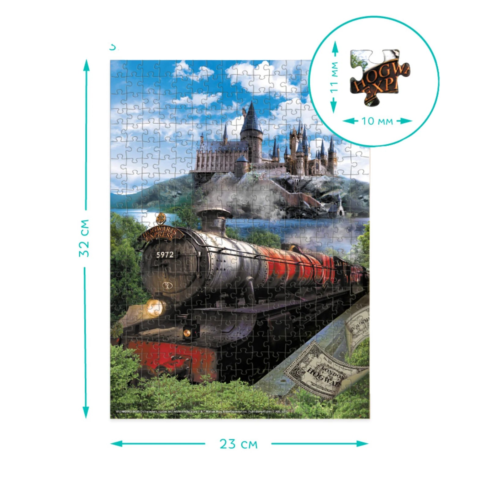 Puzzle Dodo: Harry Potter – Hogwarts Express (350 elementów)