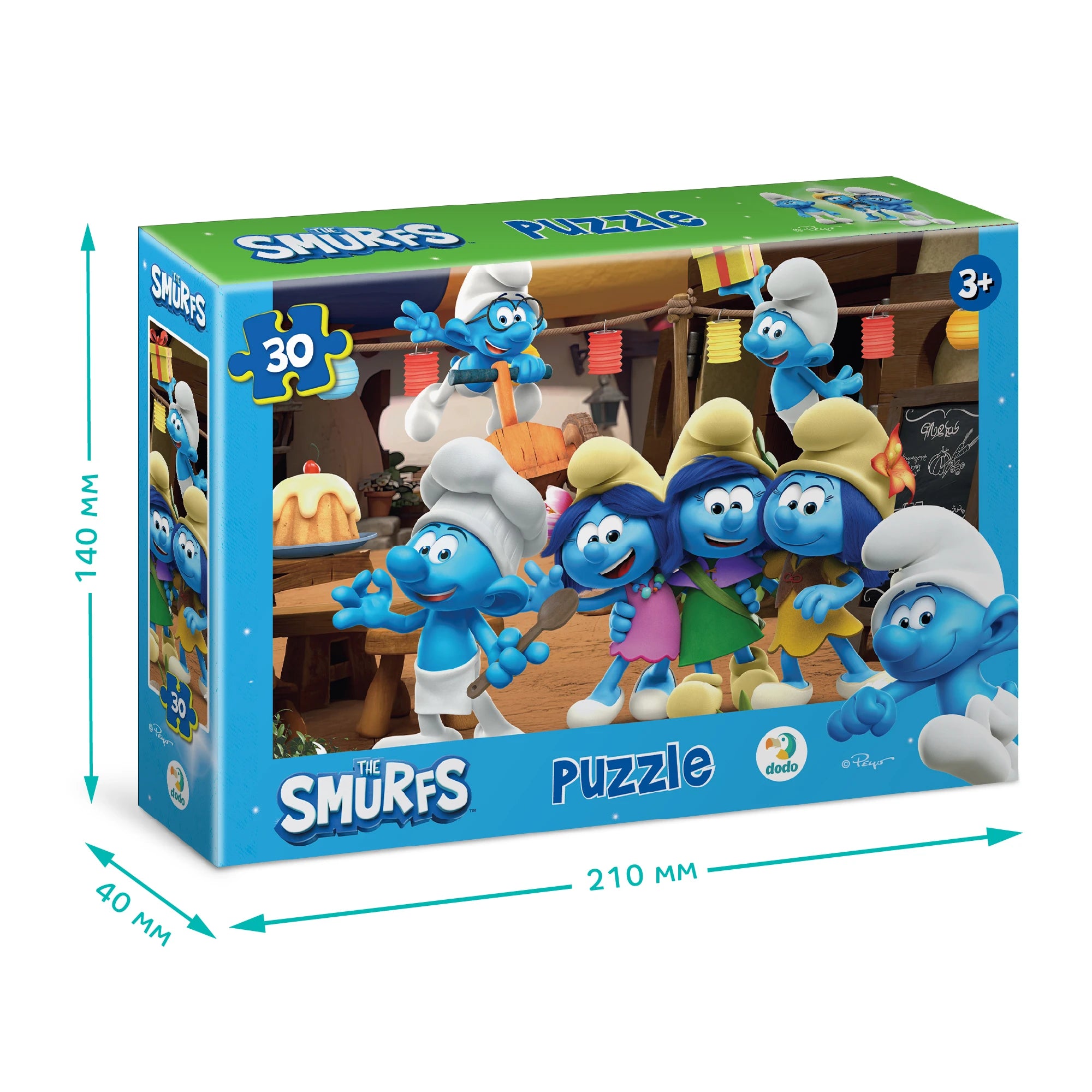 Puzzle Dodo Smerfy 30 elementów . Kreatywna zabawa