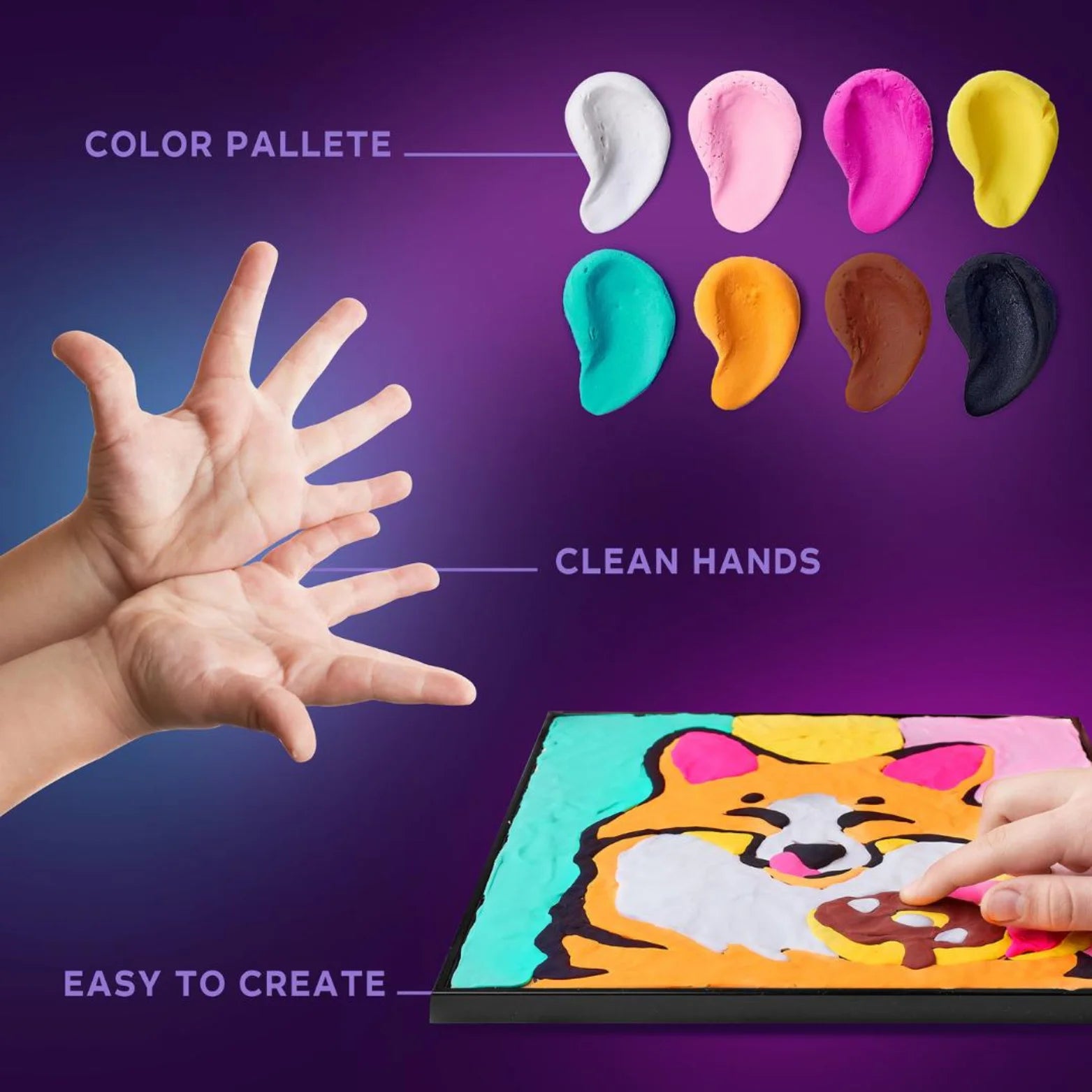 OKTO Sensory Art – Stwórz Uroczy Obraz 3D "Lisek" (Model 20001)