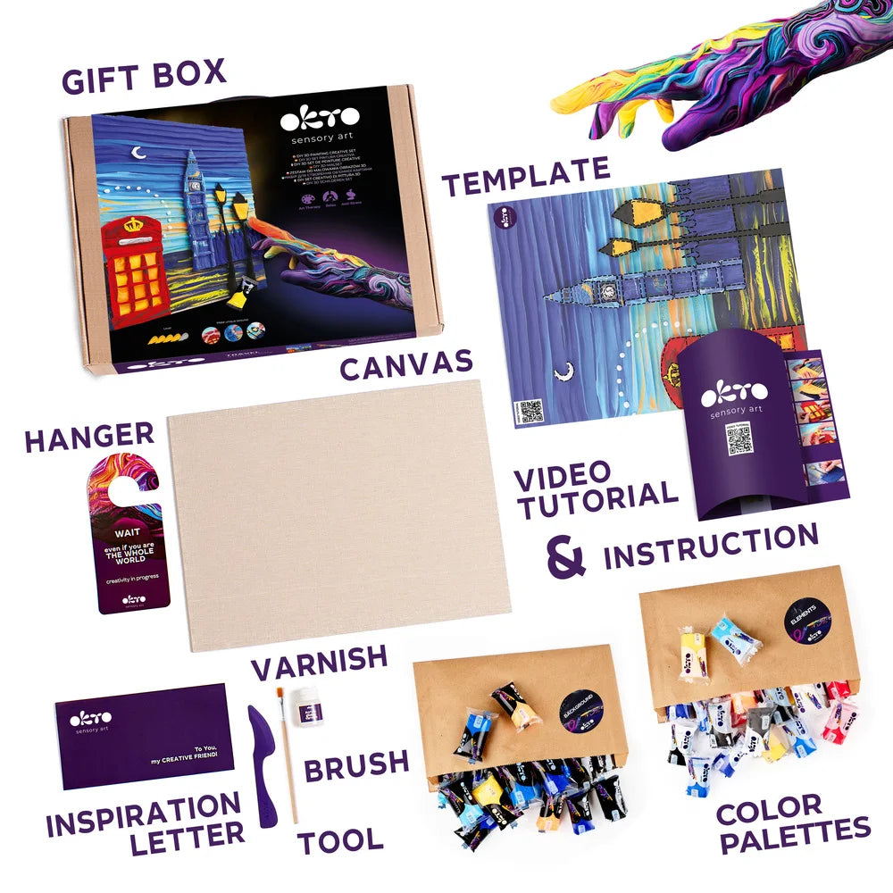 OKTO A Creative Kit for 3D modeling "London City" 10041