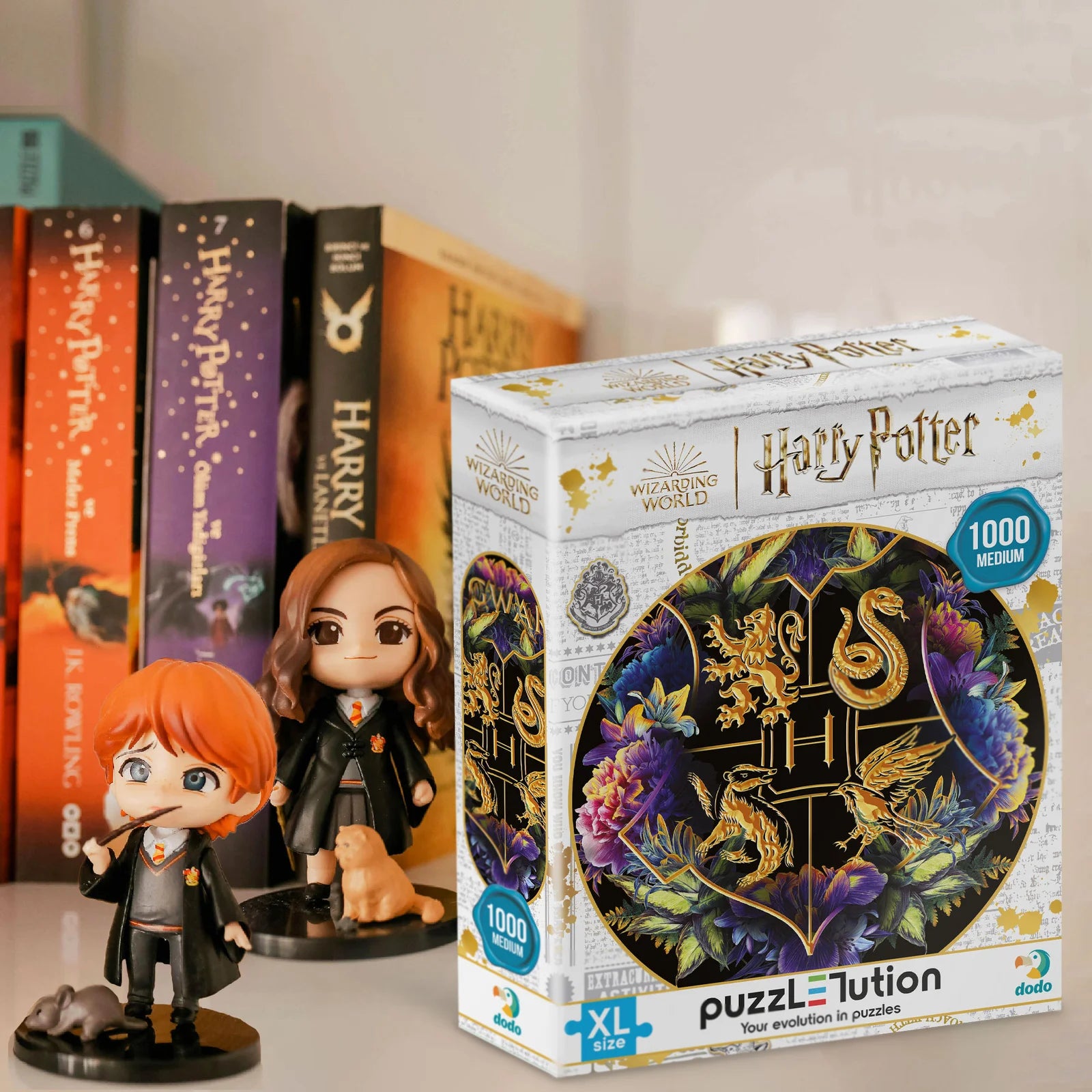 Hogwart Magia, która Wciąga na Godziny! - Puzzle 1000 elementów Medium XL 🏰