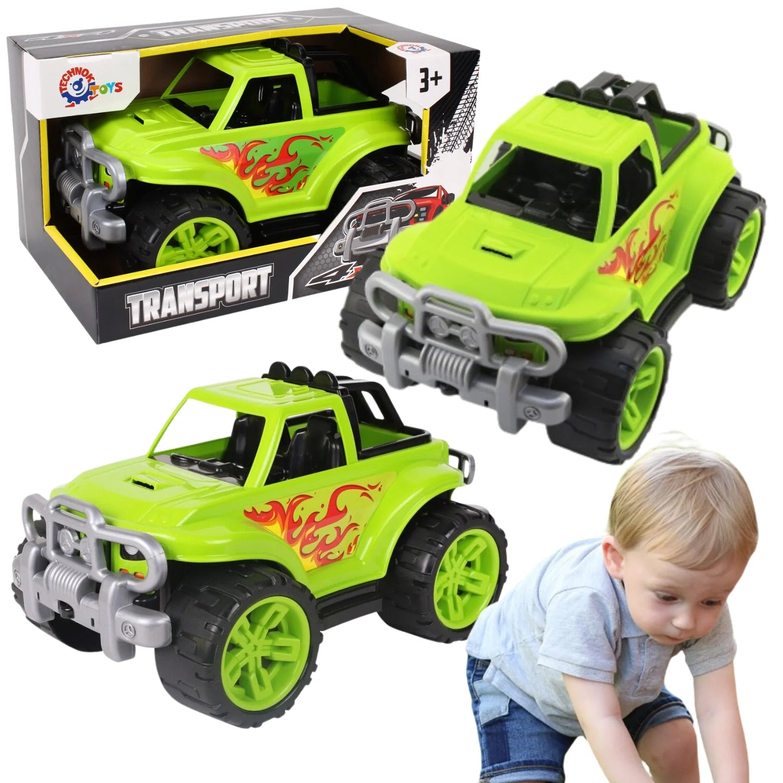 🚗 EDUKACYJNE AUTKO DO NAUKI KOLORÓW – SAFE TOY 4975 🌈