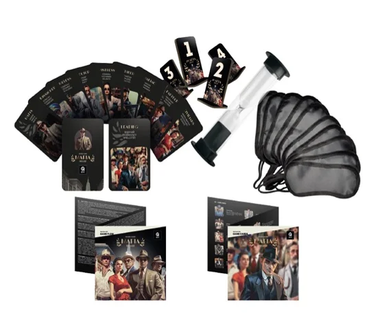 GRA TOWARZYSKA MAFIA DELUXE – WERSJA Z MASKAMI 🕵️‍♂️🎭