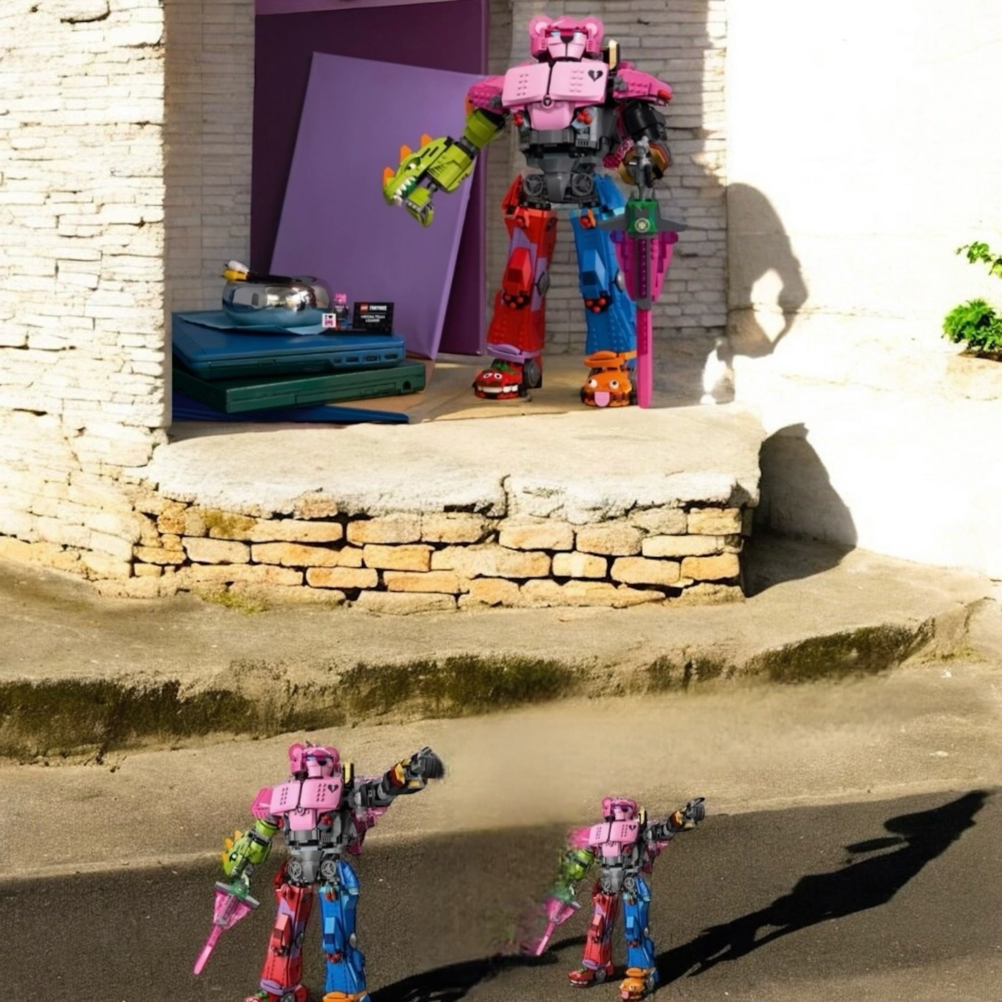 🤖 GIGANTYCZNY NEO-TITAN VANGUARD – KOLEKCJONERSKI MODEL 2w1. Ponad 2450 pcs